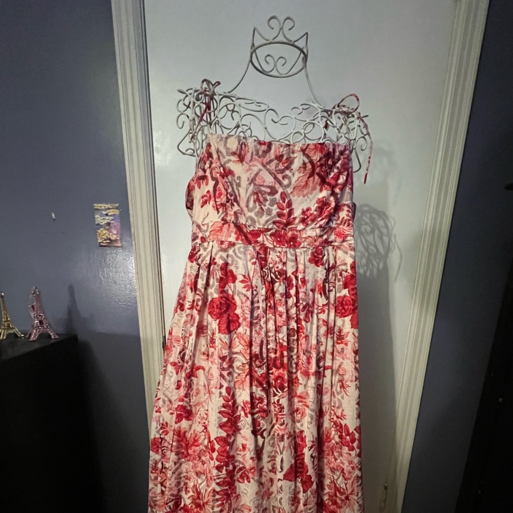 Summer dress with spaghetti straps